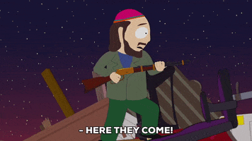 here they come let's go GIF by South Park 