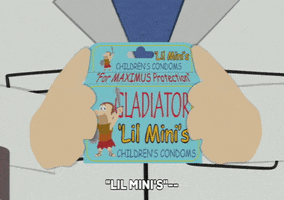 gladiators condoms GIF by South Park 