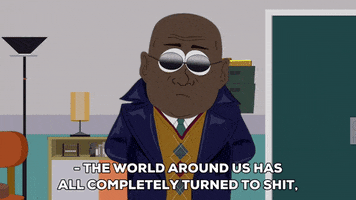 sunglasses coat GIF by South Park 