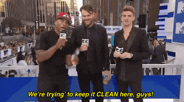 Keep It Clean Red Carpet GIF by 2020 MTV Video Music Awards