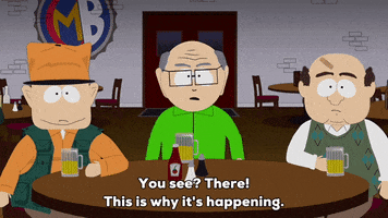 mr. mackey beer GIF by South Park 
