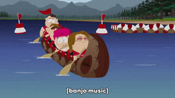 swiming looking GIF by South Park 