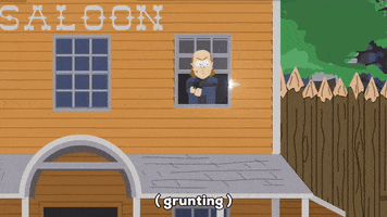 guns saloon GIF by South Park 