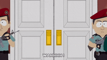 angry opening door GIF by South Park 