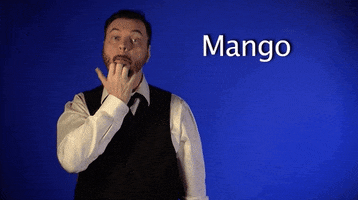sign language mango GIF by Sign with Robert