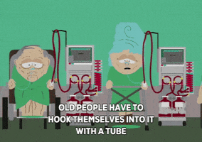 dialysis dying GIF by South Park 