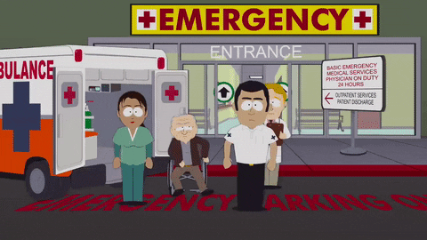 South Park doctor hospital emergency nurses GIF
