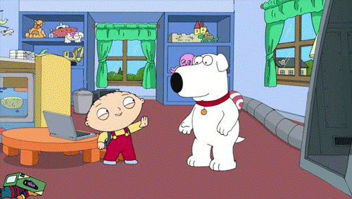 high five stewie griffin GIF by Family Guy