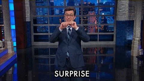 Excited Stephen Colbert GIF by The Late Show With Stephen Colbert
