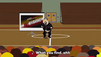 audience sign GIF by South Park 
