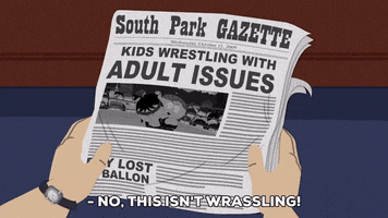 paper newspaper GIF by South Park 