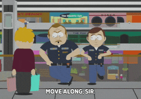 cops running GIF by South Park 