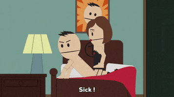 couple slap GIF by South Park 