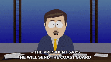 president hawaiian GIF by South Park 