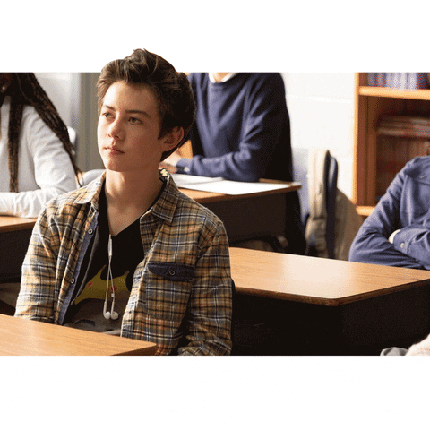griffin gluck waiting GIF by Middle School Movie