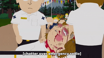 ew injury GIF by South Park 