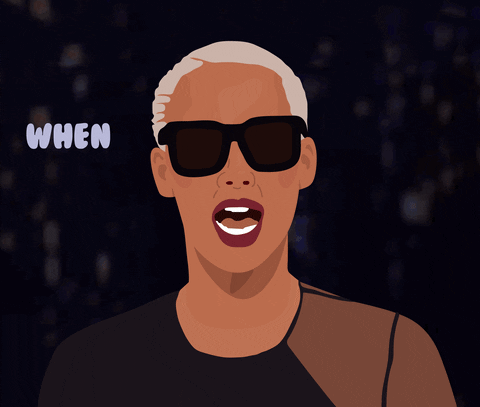 No Means No Amber Rose GIF by Julie Winegard - Find & Share on GIPHY