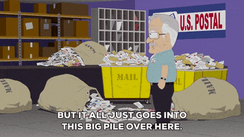 post office mail GIF by South Park 