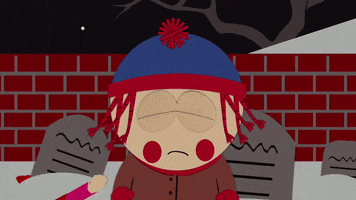 stan marsh cemetary GIF by South Park 