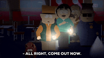 scared men GIF by South Park 