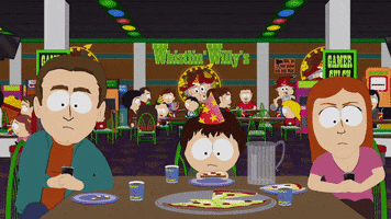 fun pizza GIF by South Park 