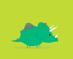 illustration dinosaur GIF by Julien Piau