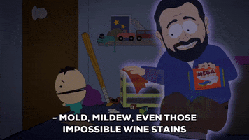 billy mays cleaning GIF by South Park 