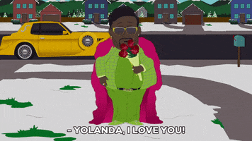flowers love GIF by South Park 