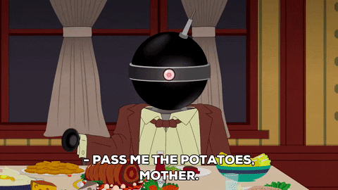 Food On Table Robot GIF by South Park - Find & Share on GIPHY