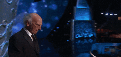 Larry David Hello GIF by Emmys