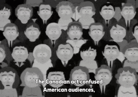 black and white confusion GIF by South Park 