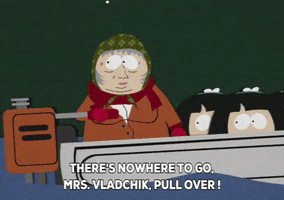 boat escape GIF by South Park 