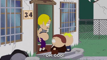 eric cartman fence GIF by South Park 