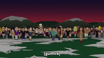 shots fired death GIF by South Park 