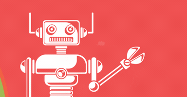 ryanratliff art animation loop robot GIF