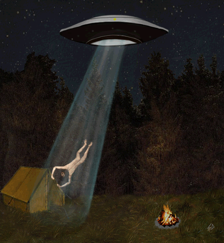 Dutch #camping #spaceship #alienabduction #hellnoiwon'tgo GIF