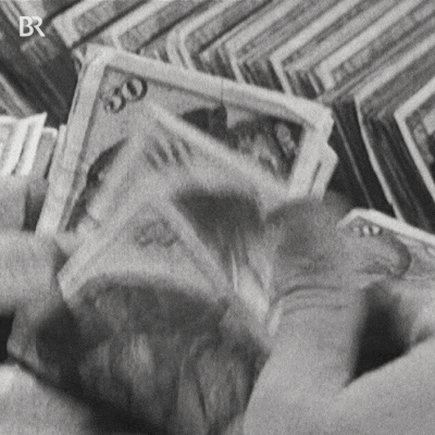 retro dollar bill GIF by Bayerischer Rundfunk