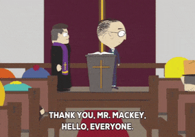mr. mackey church GIF by South Park 