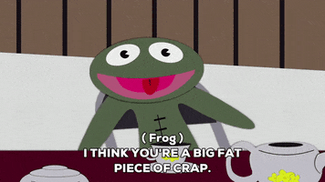 clyde frog talking GIF by South Park 