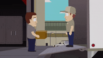 truck workers GIF by South Park 