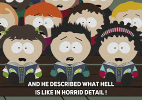 scared church GIF by South Park 