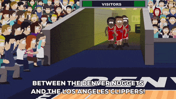 excited los angeles clippers GIF by South Park 
