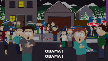 happy presidential car GIF by South Park 