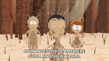 characters turned to ants. dreaming GIF by South Park 