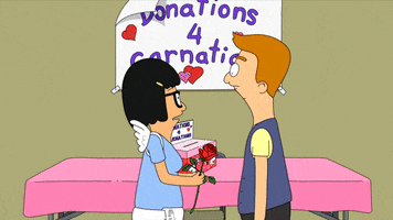 Valentines Day Kiss GIF by Bob's Burgers