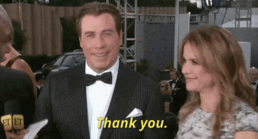Golden Globes Thank GIF by Entertainment Tonight