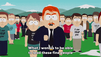 respect demanding GIF by South Park 