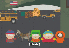 eric cartman goat GIF by South Park 