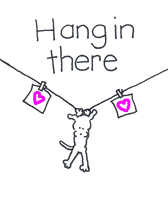 It Will Be Ok Hang In There GIF by Chippy the Dog