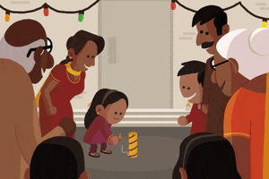 Happy Diwali GIF by GIPHY Studios Originals